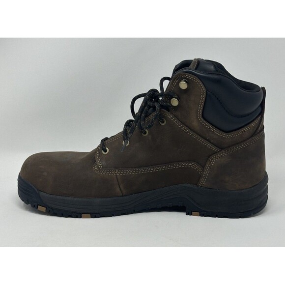 Danner Caliper Brown 6" Aluminum Toe Boots Men’s 11.5 Brown Lace Up Work Leather - Picture 8 of 13